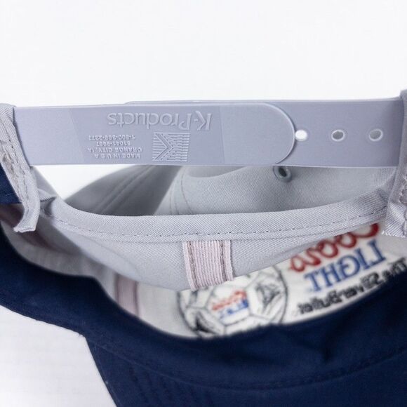 Vintage 90s Coors Light Silver Bullet Soccer Ball Snapback Hat Made USA futbol - Picture 4 of 5